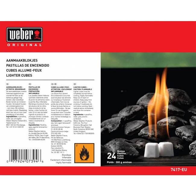 Boîte De 24 Cubes Allume-Feux Blancs 3 Boîte De 24 Cubes Allume-Feux Blancs