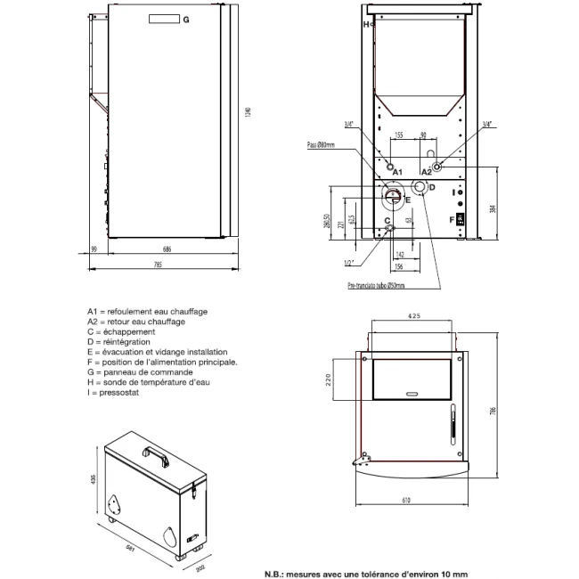 Chaudière à Granulés Folaca Avec Creuset Autonettoyant Et Compacteur De Cendres 6 Chaudière à Granulés Folaca Avec Creuset Autonettoyant Et Compacteur De Cendres – Image 4