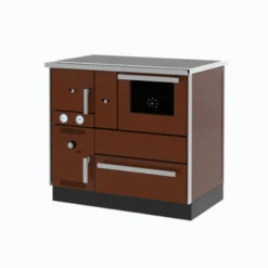 Cuisinière à Bois Bouilleur Alfa Term 27 -Top chaleur cuisiniere a bois bouilleur alfa term 27 cuisiniere alfa term 27 marron