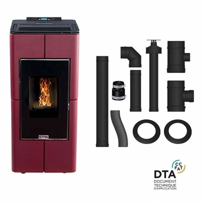 Pack Poêle à Granulés étanche Canalisable Tendenza + Kit D'installation Ventouse 3 Pack Poêle à Granulés étanche Canalisable Tendenza + Kit D'installation Ventouse