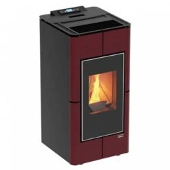 Pack Poêle à Granulés étanche Tendenza + Kit D'installation Ventouse -Top chaleur pack poele a granules etanche tendenza kit d installation ventouse tendenza rouge 1 6