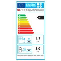 Poêle à Bois Bouilleur TermoRossella Plus Evo DSA 4.0 -Top chaleur poele a bois bouilleur termorossella plus evo dsa 4 0 etiquette energetique poele termorosella plus evo dsa 4.0