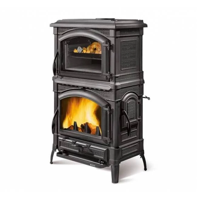 Poêle à Bois Isotta Forno EVO Noir Anthracite 3 Poêle à Bois Isotta Forno EVO Noir Anthracite