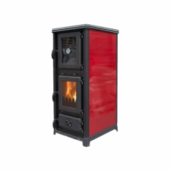 Poêle à Bois Olympia Plus -Top chaleur poele a bois olympia plus olympia rouge detoure