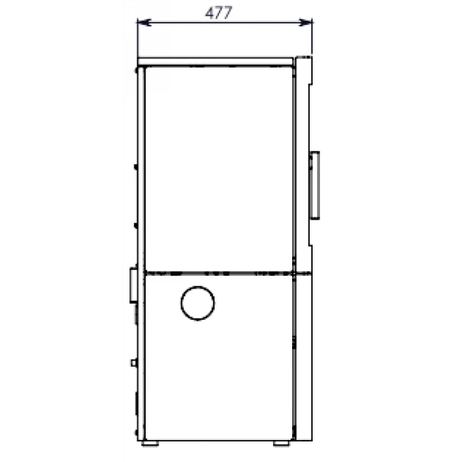 Poêle à Granulés Alfa Noir - Modèle D'Expo 16 Poêle à Granulés Alfa Noir - Modèle D'Expo – Image 14