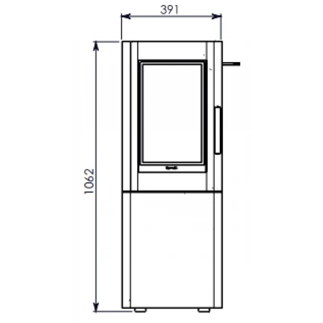 Poêle à Granulés Alfa Noir - Modèle D'Expo 15 Poêle à Granulés Alfa Noir - Modèle D'Expo – Image 13