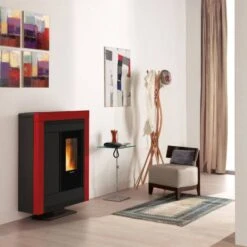 Poêle à Granulés Canalisable Extra Plat Souvenir Steel Evo -Top chaleur poele a granules canalisable extra plat souvenir steel evo poele a granules canalisable souvenir steel evo home