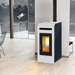 Poêle à Granulés Cayenne -Top chaleur poele a granules cayenne cayenne blanc 1