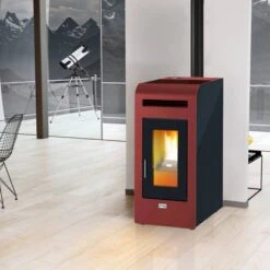 Poêle à Granulés Cayenne -Top chaleur poele a granules cayenne cayenne bordeau 2