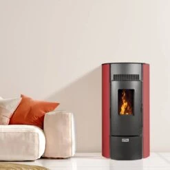Poêle à Granulés étanche Giuliana -Top chaleur poele a granules etanche giuliana guiliana bordeau