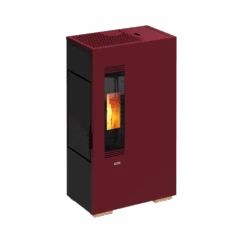 Poêle à Granulés Extra Plat Mini -Top chaleur poele a granules extra plat mini mini 5s bordeaux 1