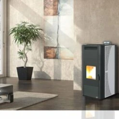 Poêle à Granulés Hydro Saleccia -Top chaleur poele a granules hydro saleccia saleccia blanc 1