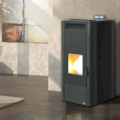 Poêle à Granulés Hydro Saleccia -Top chaleur poele a granules hydro saleccia vignette saleccia noir 1